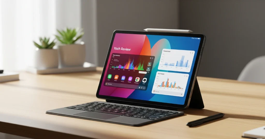 Lenovo Yoga Tab Plus कीबोर्ड और स्टाइलस के साथ – पढ़ाई और काम के लिए बेस्ट
