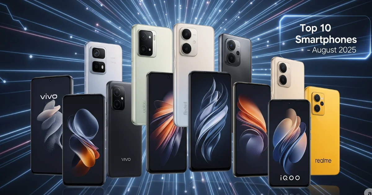 Top 10 Smartphones August 2025